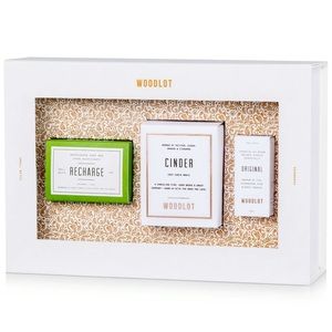 Woodlot 3-Pc. Soap Candle Oil Essentials Gift Set